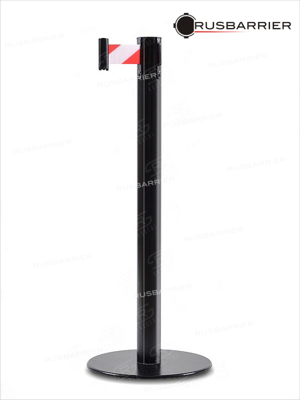 Cтойка с лентой 3 метра BSLN-316333 BLACK white/red