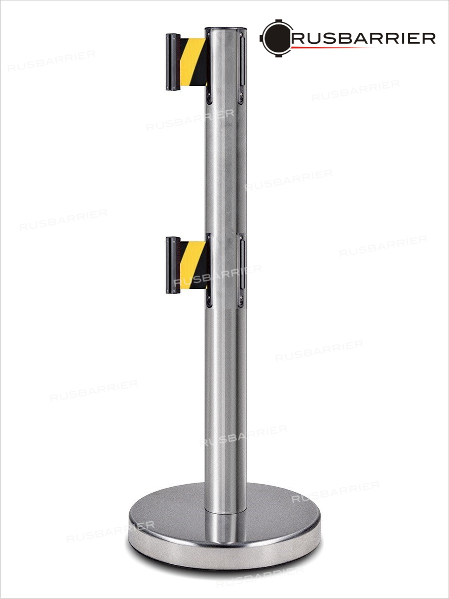 Cтойка с лентой 2 метра BS2LW-126312 yellow/black