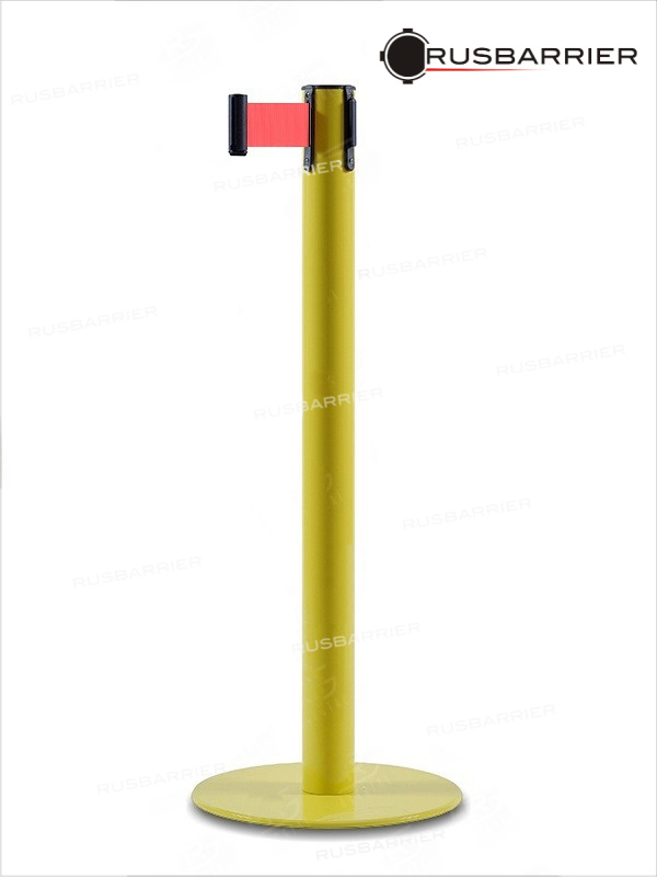 Cтойка с лентой 2 метра BSLN-316332 YELLOW red