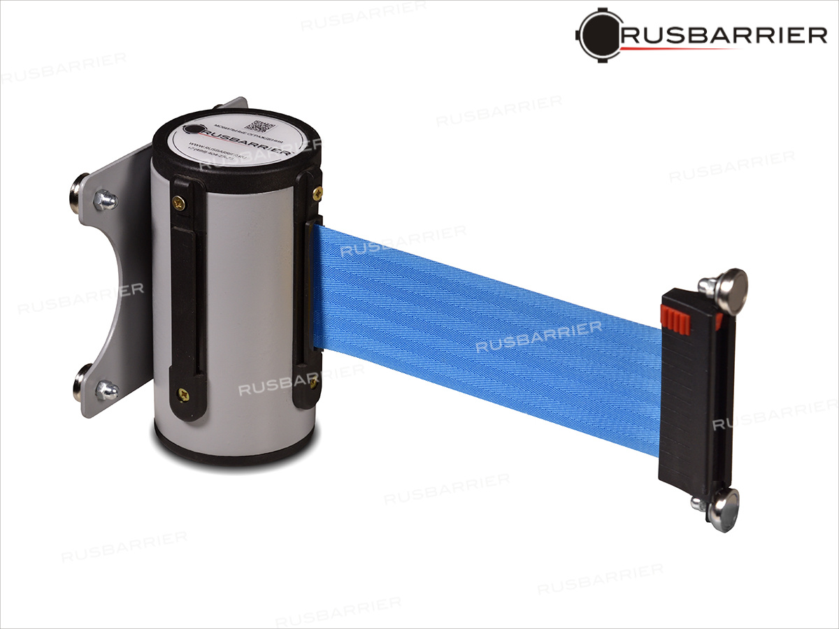 Настенный блок с магнитным креплением и лентой 5 метров MNB-37635 gray it/blue