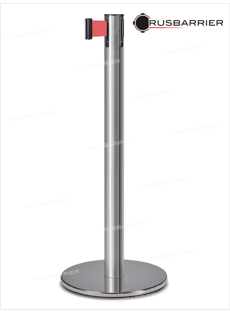 Cтойка с лентой 5 метров PSLN-117615 red