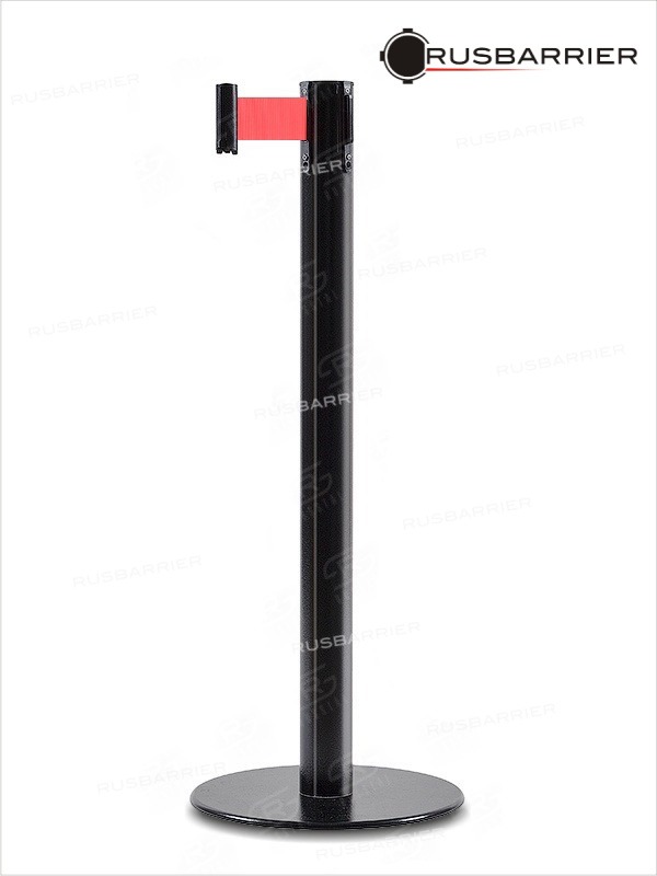 Cтойка с лентой 2 метра BSLN-316332 BLACK red