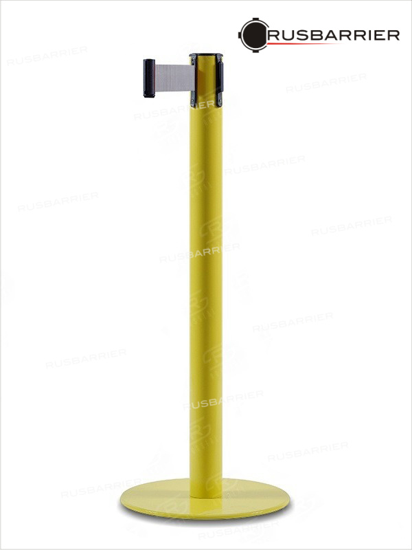 Cтойка с лентой 3 метра BSLN-316333 YELLOW grey