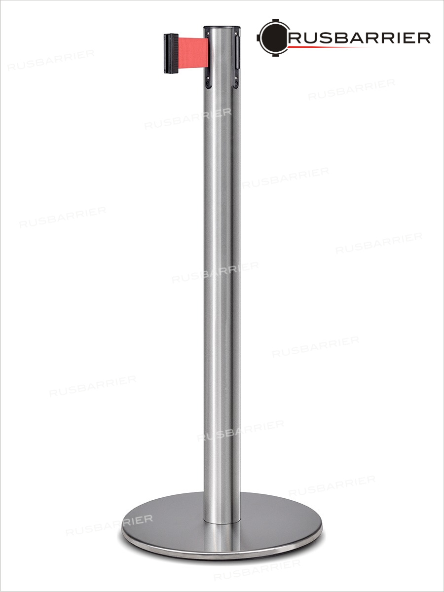 Cтойка с лентой 5 метров PSLN-217625 red