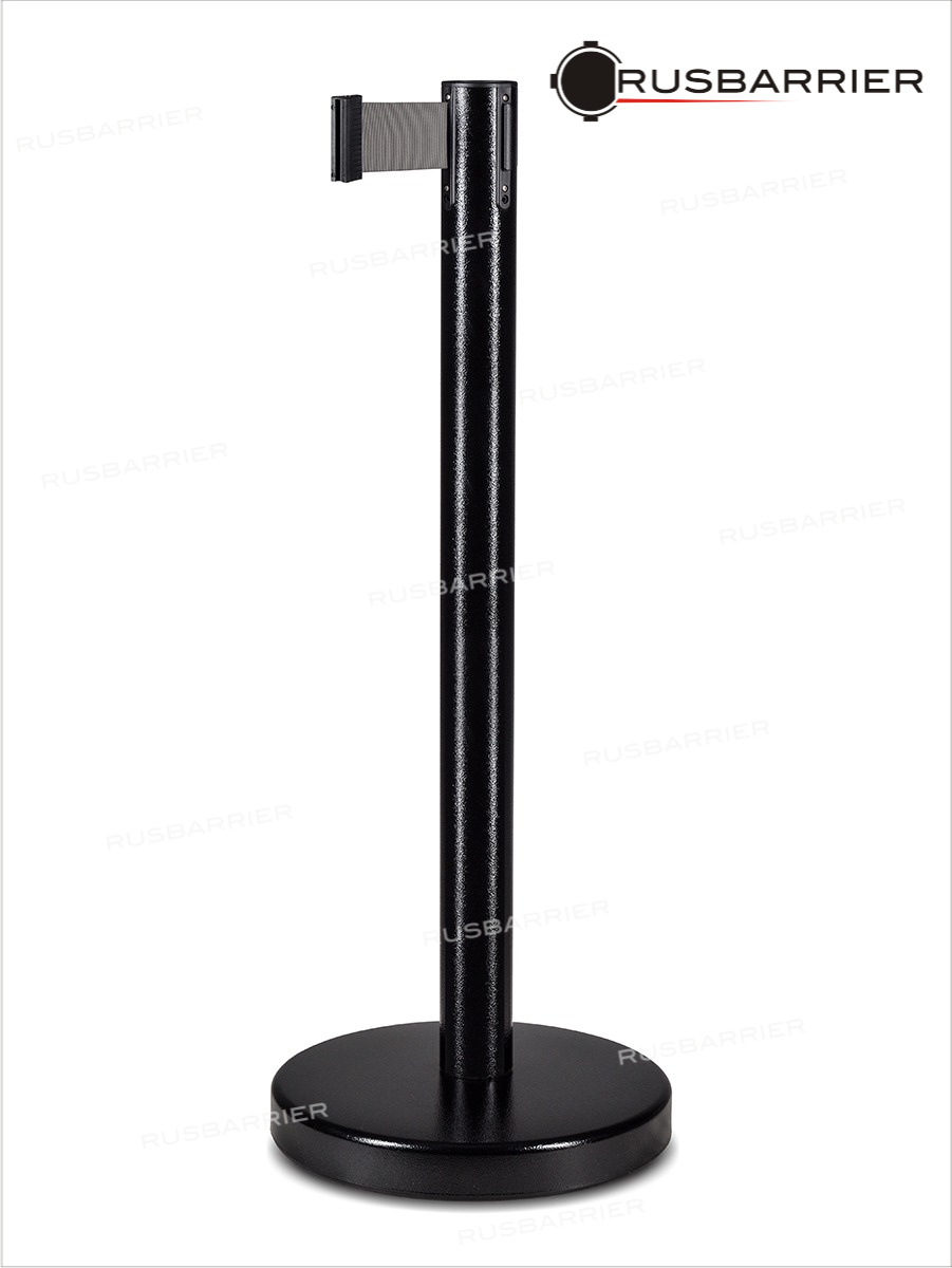 Cтойка с лентой 5 метров BSLN-327635 BLACK grey