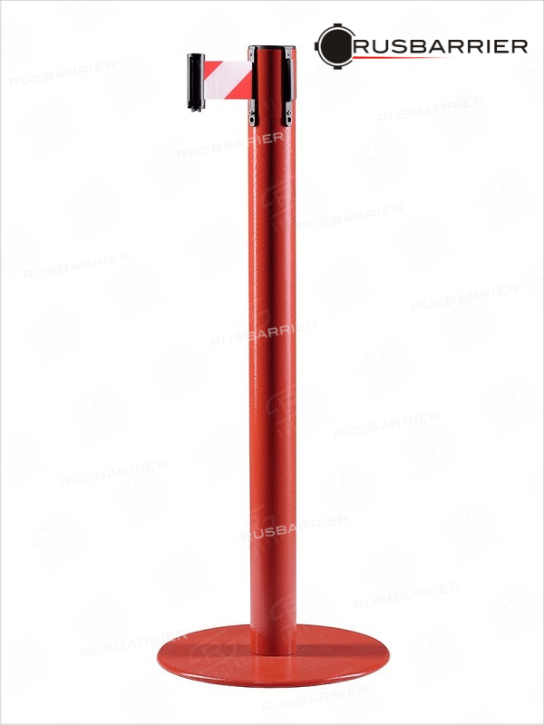 Cтойка с лентой 3 метра BSLN-316333 RED white/red