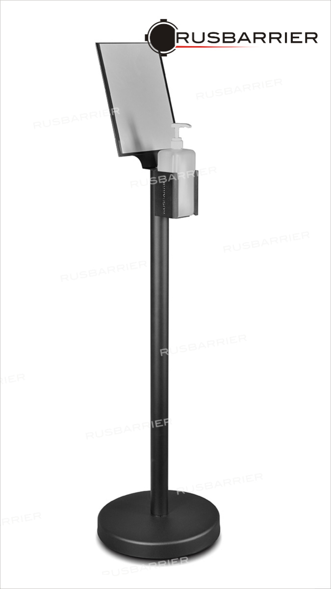 Стойка для еврофлакона с информационной рамкой BSEFA4-32503