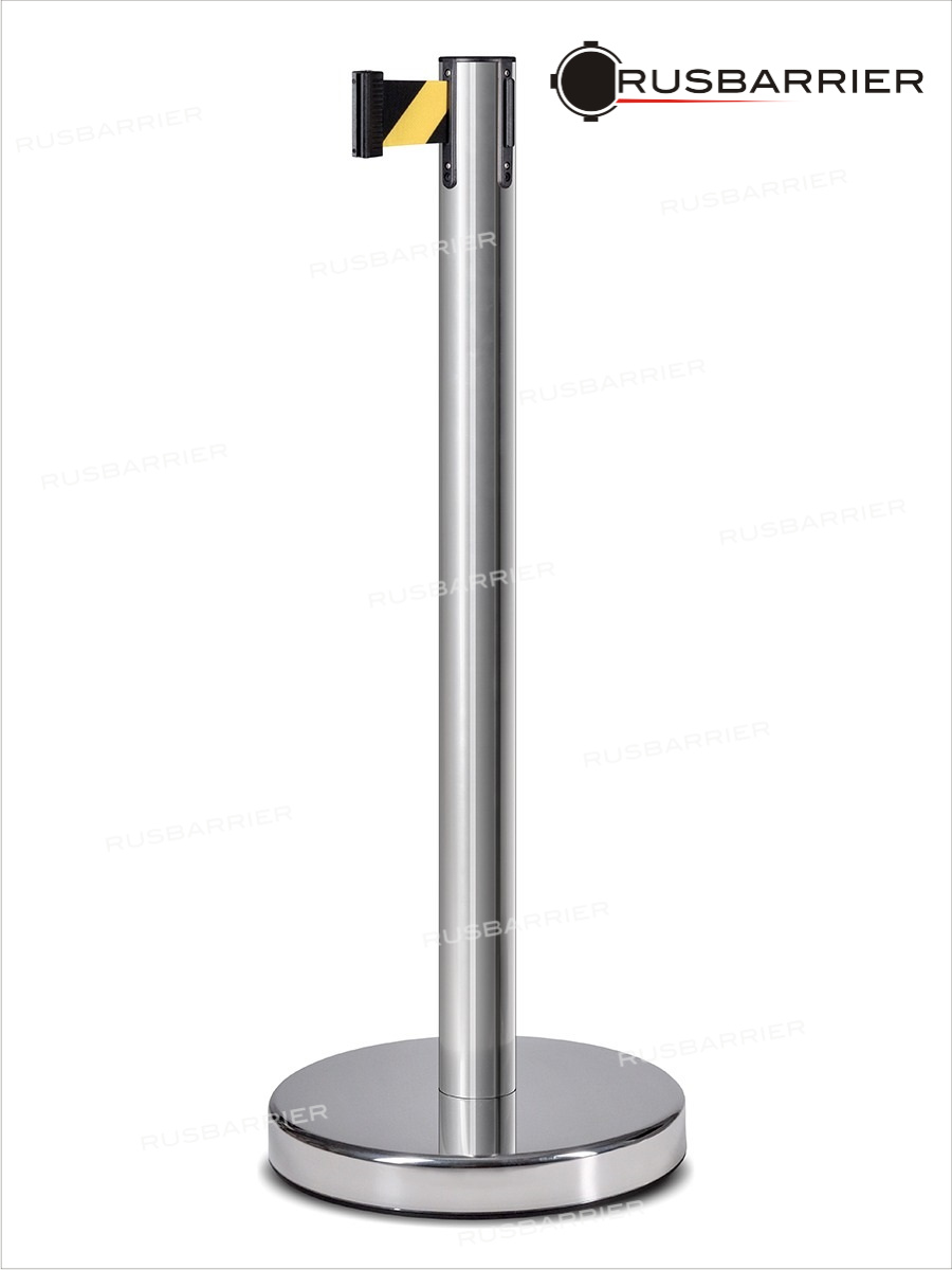 Cтойка с лентой 2 метра BSLN-126312 black/yellow