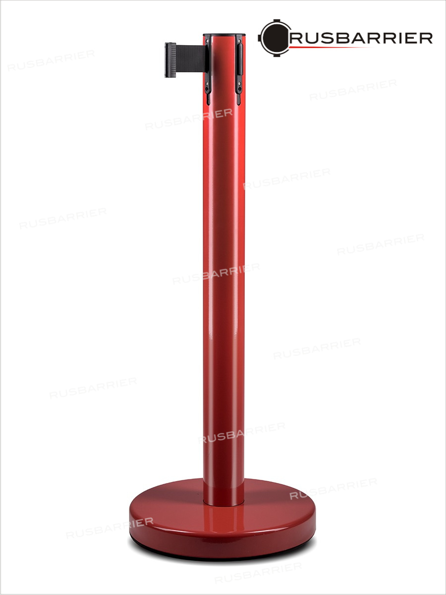 Cтойка с лентой 2 метра BSLN-326332 RED black