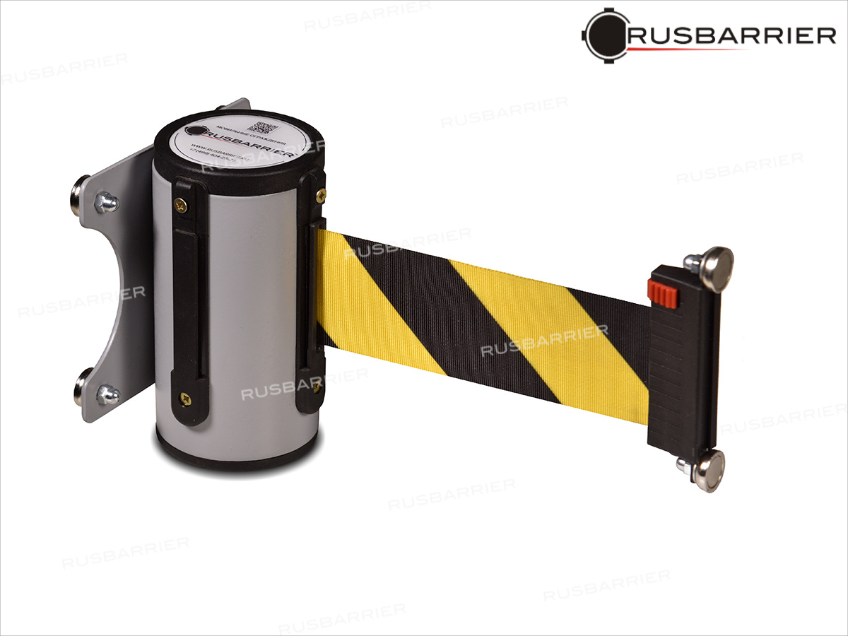 Настенный блок с магнитным креплением и лентой 3 метра MNB-36333 gray yellow/black