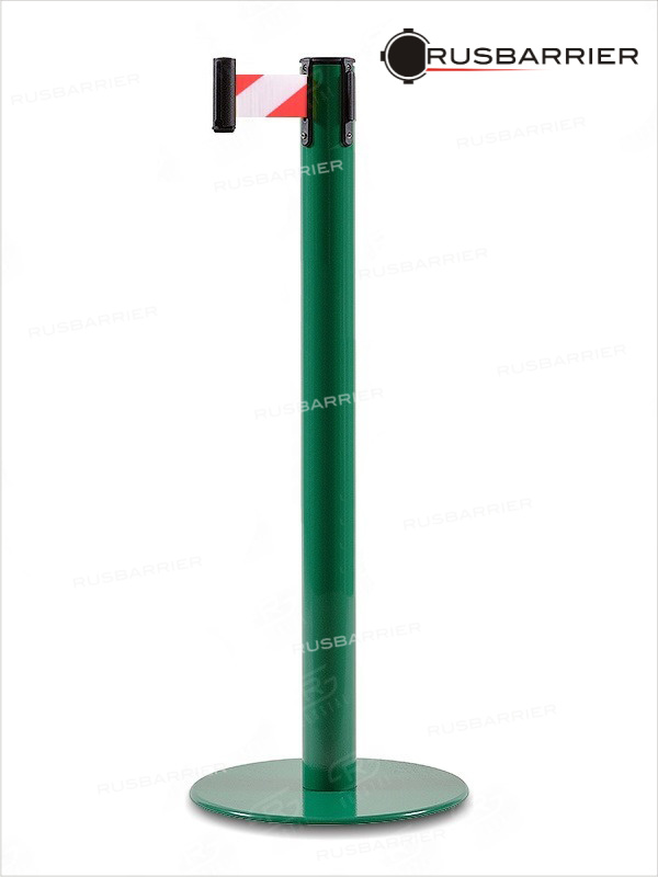 Cтойка с лентой 3 метра BSLN-316333 GREEN white/red