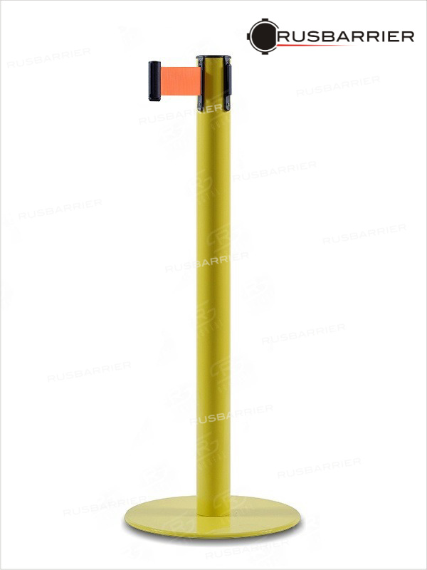 Cтойка с лентой 3 метра BSLN-316333 YELLOW orange