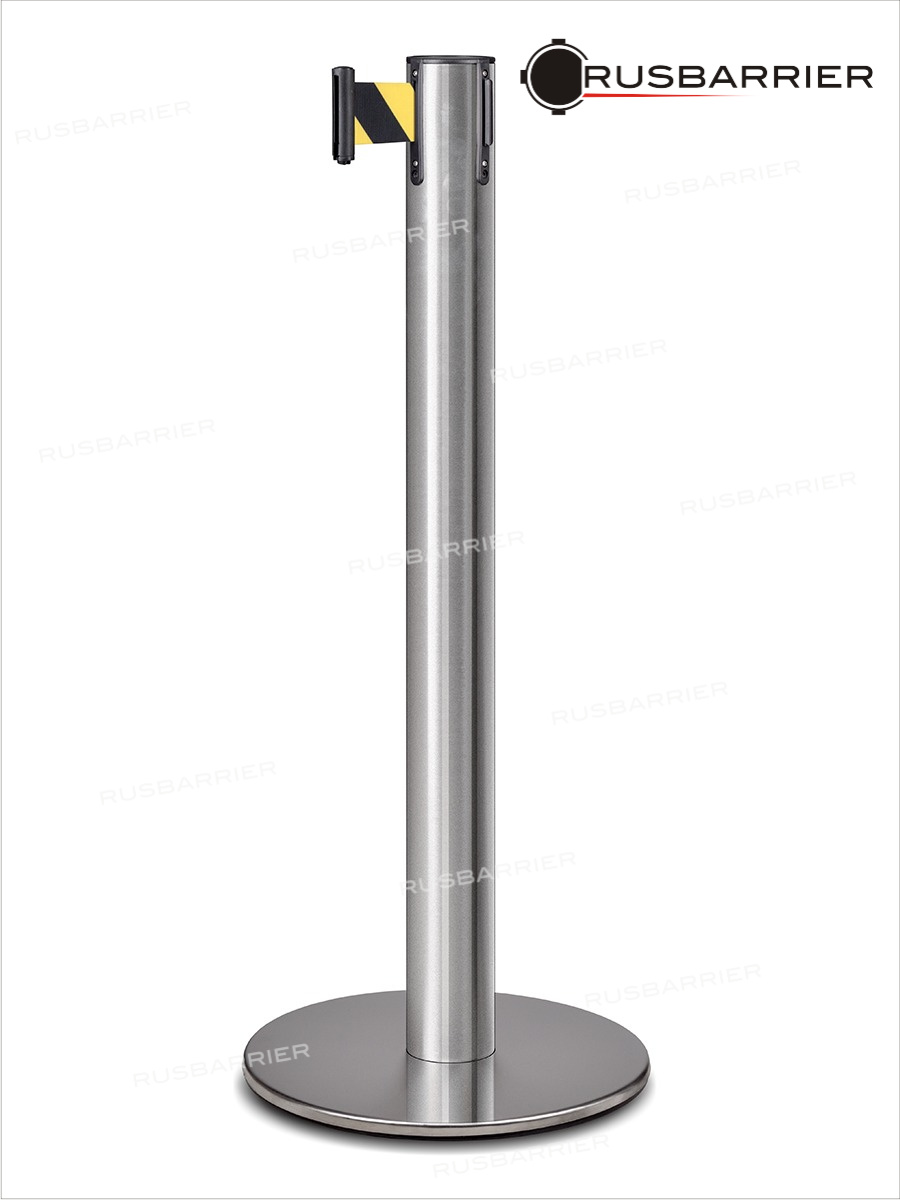 Cтойка с лентой 5 метров PSLN-217625 black/yellow