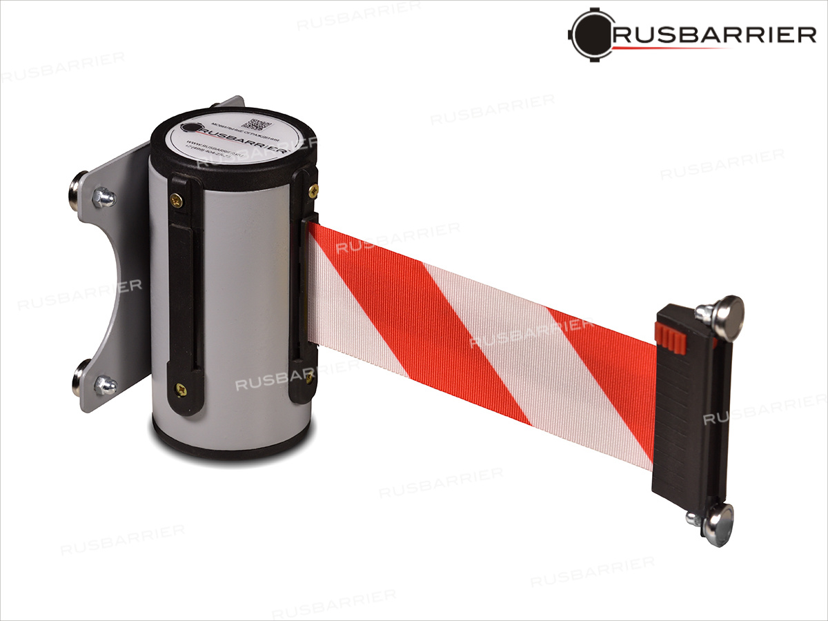 Настенный блок с магнитным креплением и лентой 3 метра MNB-36333 gray white/red