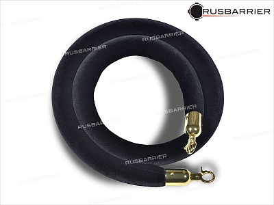 Перемычка бархатная 2 метра KBPg-0020 black