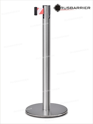 Cтойка с лентой 3 метра PSLN-216323 white/red