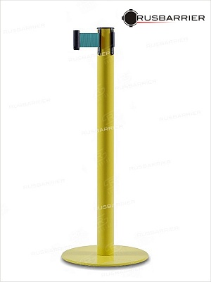 Cтойка с лентой 3 метра BSLN-316333 YELLOW green