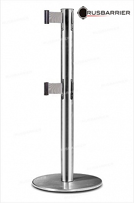 Cтойка с лентой 5 метров BS2LN-117615 grey