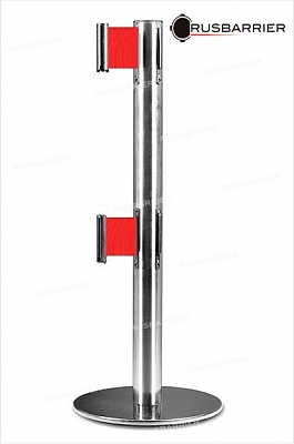 Cтойка с лентой 2 метра BS2LW-116312 red
