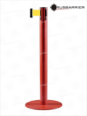 Cтойка с лентой 5 метров BSLN-317635 RED yellow