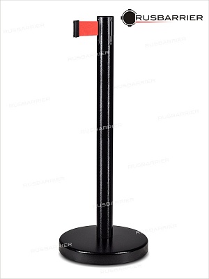 Cтойка с лентой 3 метра BSLN-326333 BLACK red