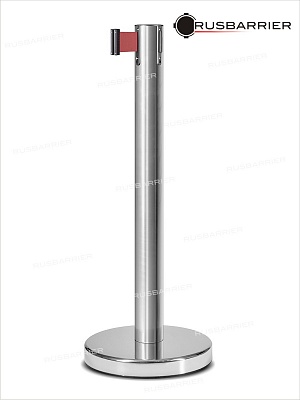 Cтойка с лентой 5 метров PSLN-127615 red