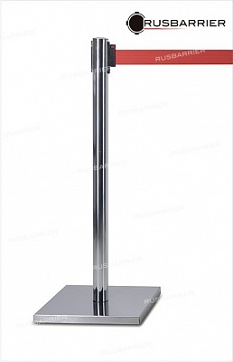 Cтойка с лентой 3 метра BSLN-165053 CHROME RED