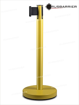 Cтойка с лентой 3 метра BSLW-326333 YELLOW black