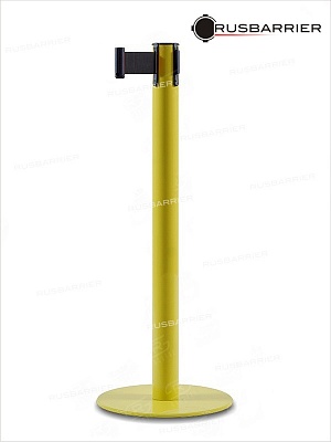 Cтойка с лентой 5 метров BSLN-317635 YELLOW black