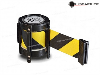 Кассета с вытяжной лентой 2 метра KVL-02 yellow/black