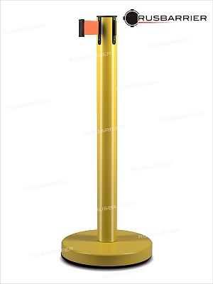 Cтойка с лентой 3 метра BSLN-326333 YELLOW orange