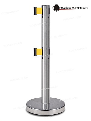 Cтойка с лентой 3 метра BS2LN-126313 yellow