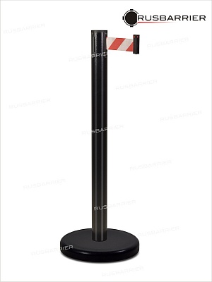 CТОЙКА С ЛЕНТОЙ 2 МЕТРА BSLN-X86332 BLACK white/red