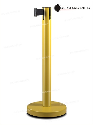 Cтойка с лентой 5 метров BSLN-327635 YELLOW black