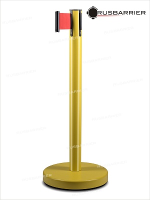 Cтойка с лентой 2 метра BSLW-326332 YELLOW red