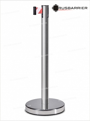 Cтойка с лентой 3 метра PSLN-126313 white/red