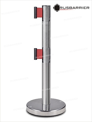 Cтойка с лентой 5 метров BS2LW-127615 red