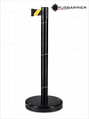 Cтойка с лентой 5 метров BSLN-327635 BLACK yellow/black