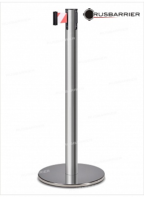 Cтойка с лентой 3 метра PSLN-116313 white/red