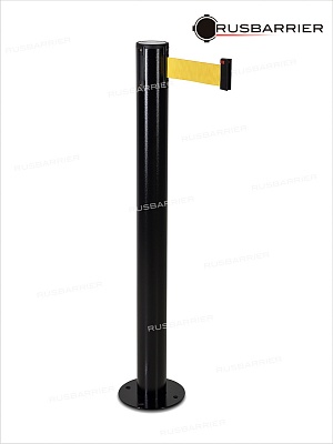 Стойка с лентой 2 метра BSLN-306332 Black yellow