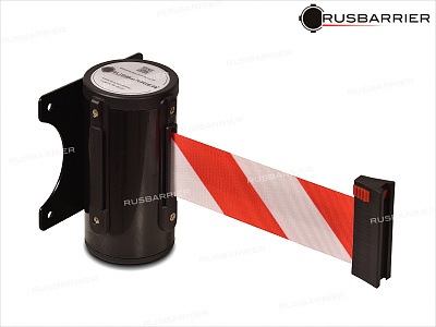Настенный блок с лентой 5 метров NB-37635 BLACK white/red