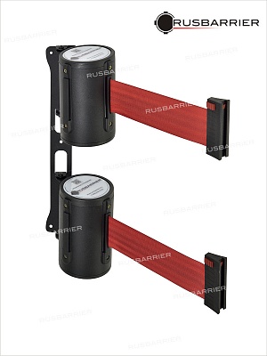 Двойной поворотный настенный блок с лентой 2 метра POVNB2N-36332 BLACK red - Изображение 2