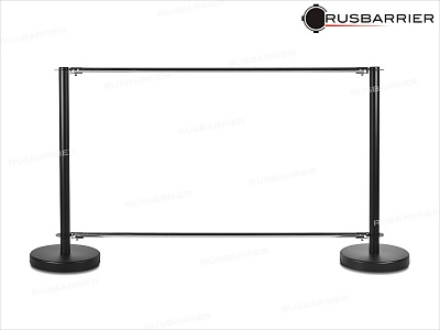 Стойки с баннером в аэропорт BBS – 32503 Black - Изображение 2