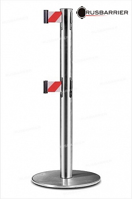 Cтойка с лентой 2 метра BS2LN-116312 white/red