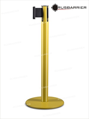 Cтойка с лентой 2 метра BSLW-316332 YELLOW black