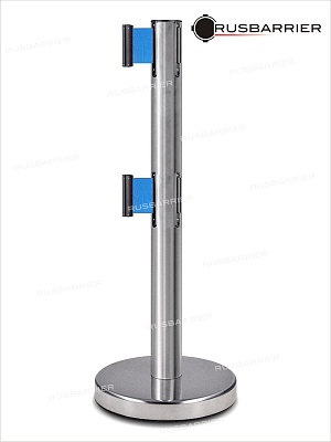 Cтойка с лентой 5 метров BS2LW-127615 lt/blue