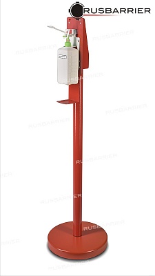 Стойка с локтевым диспенсером NSDLB-32503 RED