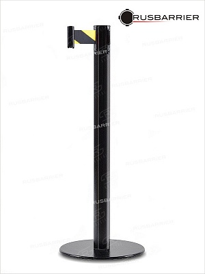 Cтойка с лентой 5 метров BSLN-317635 BLACK yellow/black