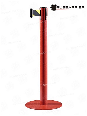 Cтойка с лентой 5 метров BSLN-317635 RED yellow/black