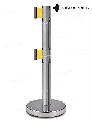 Cтойка с лентой 3 метра BS2LW-126313 yellow